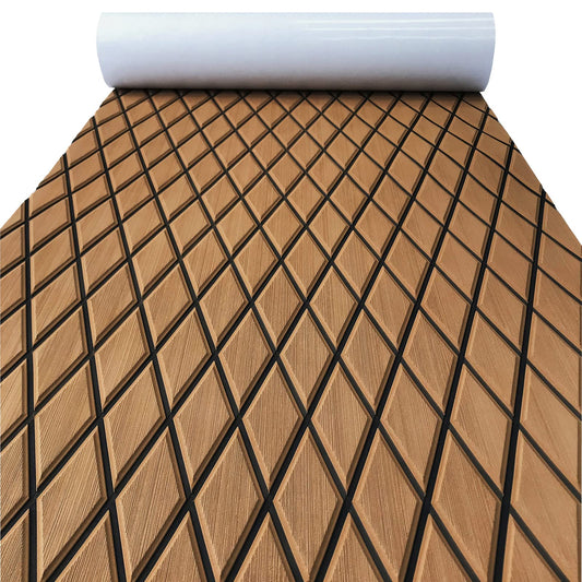 1/4in Dual Color | Diamond Pattern (Large) | TopDek HDPE/EVA Foam Sheet