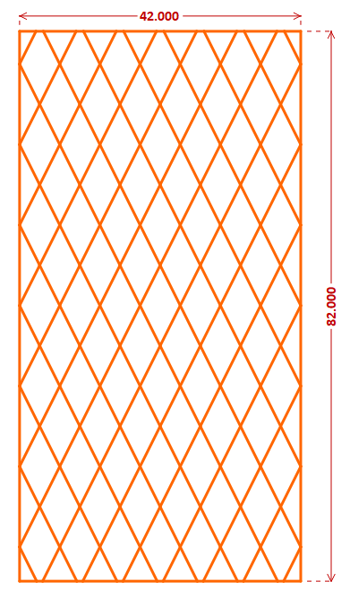 1/4in - Dual Layer [2 color] Honeycomb Pattern (Large) | TopDek HDPE/EVA Foam Sheet