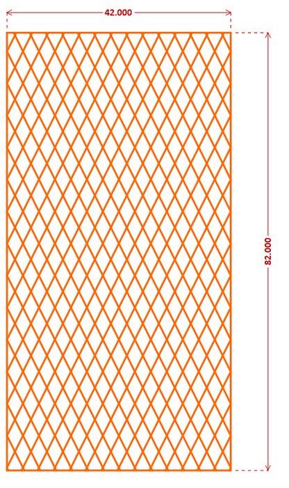 1/4in Dual Color | Diamond Pattern (Small) | TopDek HDPE/EVA Foam Sheet
